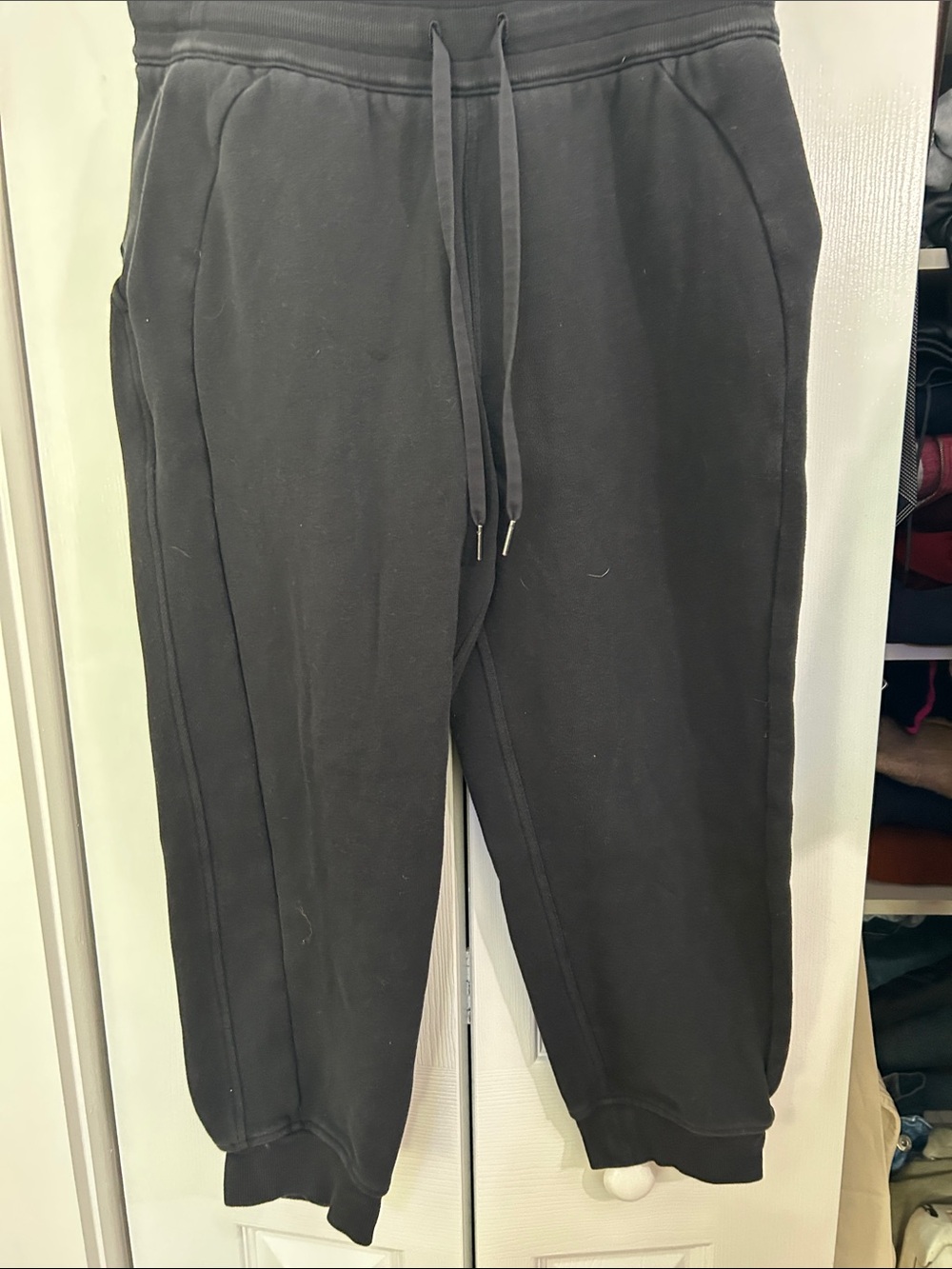 lululemon scuba  Black Drawcord Jogger Pants